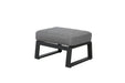 Spinnaker Outdoor Footstool - Charcoal