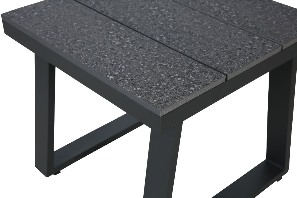 Spinnaker Outdoor Side Table - Charcoal