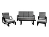Spinnaker Outdoor 6 Piece Lounge Set - Charcoal