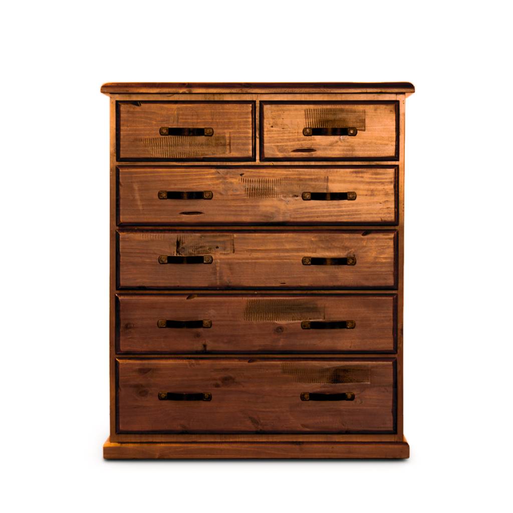 Jamaica Rough Sawn Pine Tallboy
