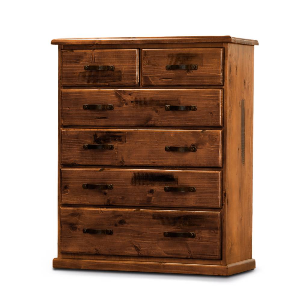 Jamaica Rough Sawn Pine Tallboy