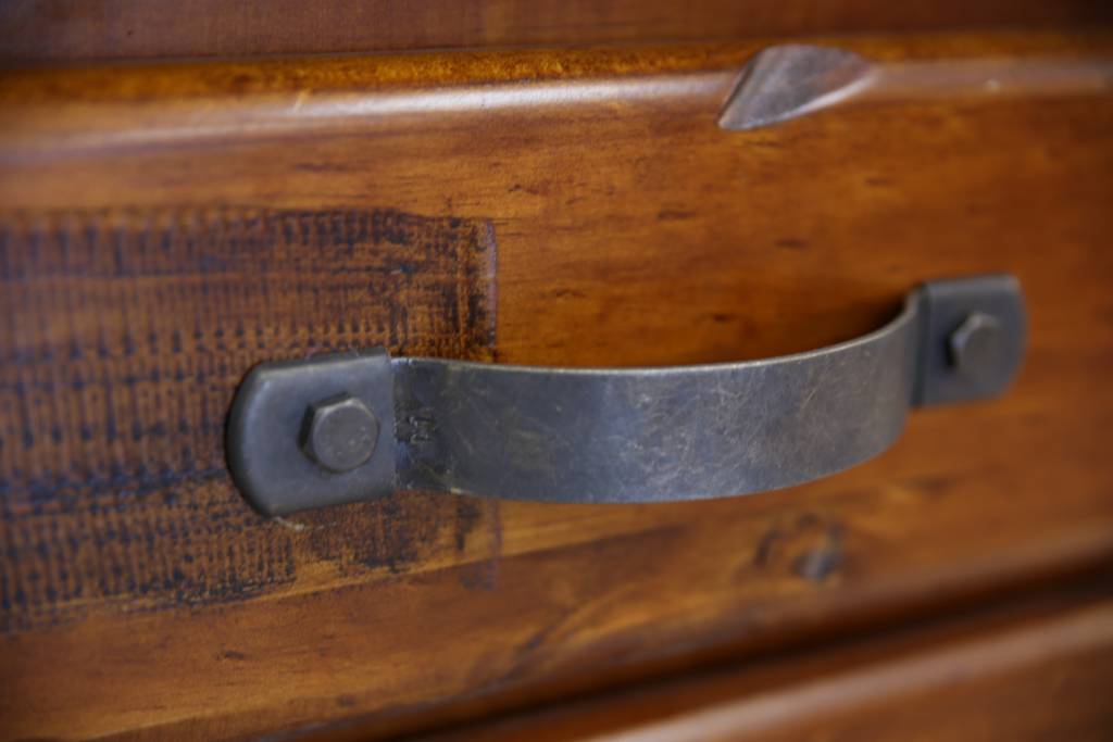 Jamaica Rough Sawn Pine Tallboy