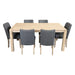 Kauri 7 Piece Acacia Dining Set 180cm - Smoke