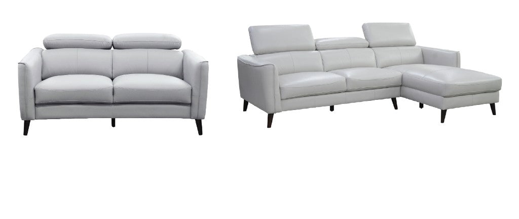 Verona Leather 2 Seater with Chaise