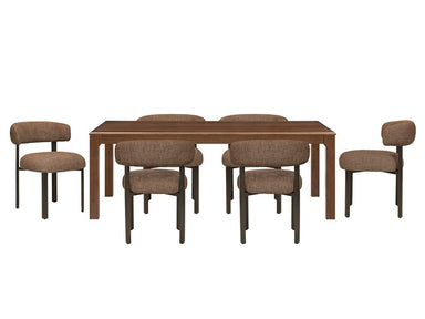 Walden 7 Piece Dining Set with 6 Shiraz Chairs