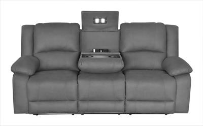 Captain 3err+1err+1err Latte Rhinohide 4 Electric Recliners