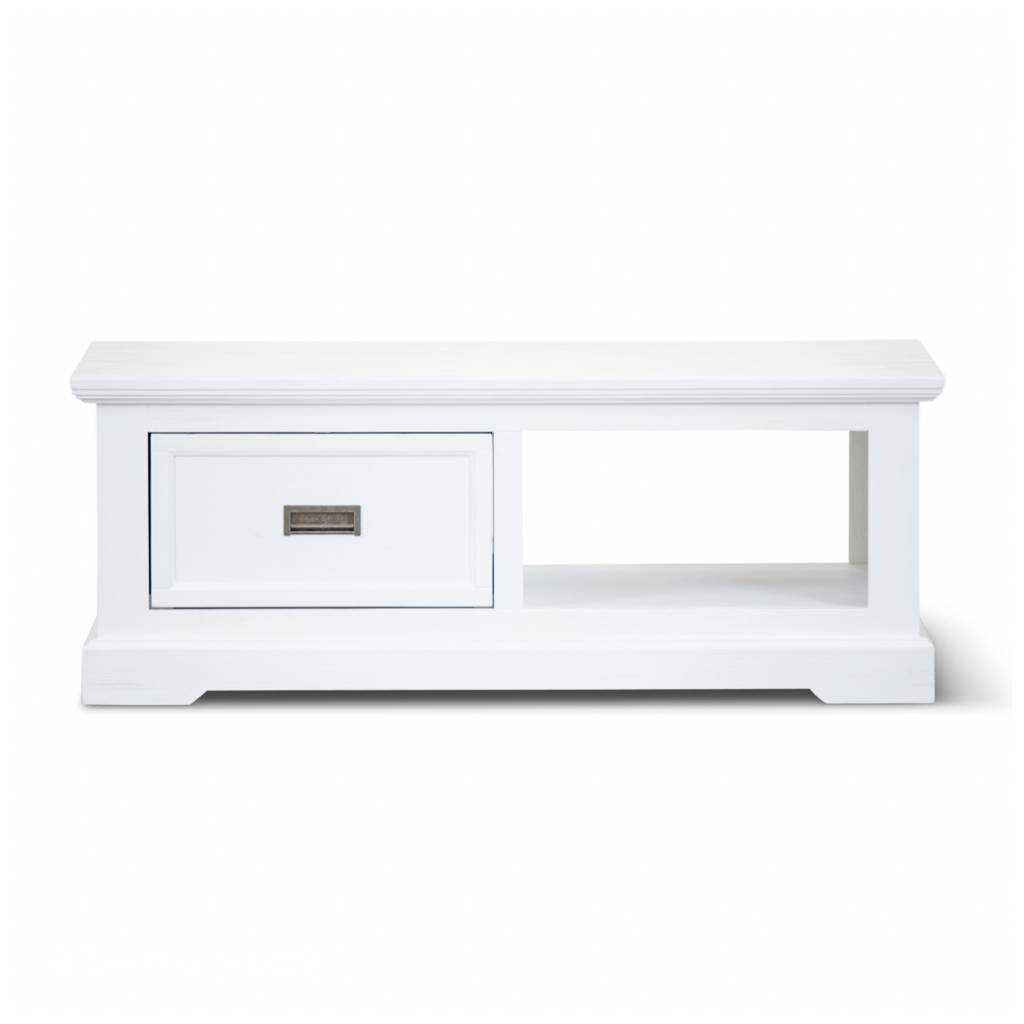 Shorehaven Coastal Coffee Table - White