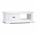 Shorehaven Coastal Coffee Table - White