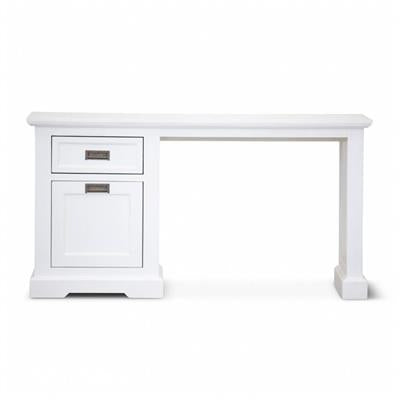 Coastal Acacia Office Desk - White