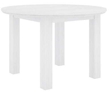 Shorehaven Round Dining Table 120cm - White