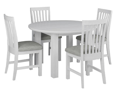 Shorehaven Round Dining Table 120cm - White