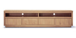 Tasman Parquet 4 Door Entertainment Unit - Natural