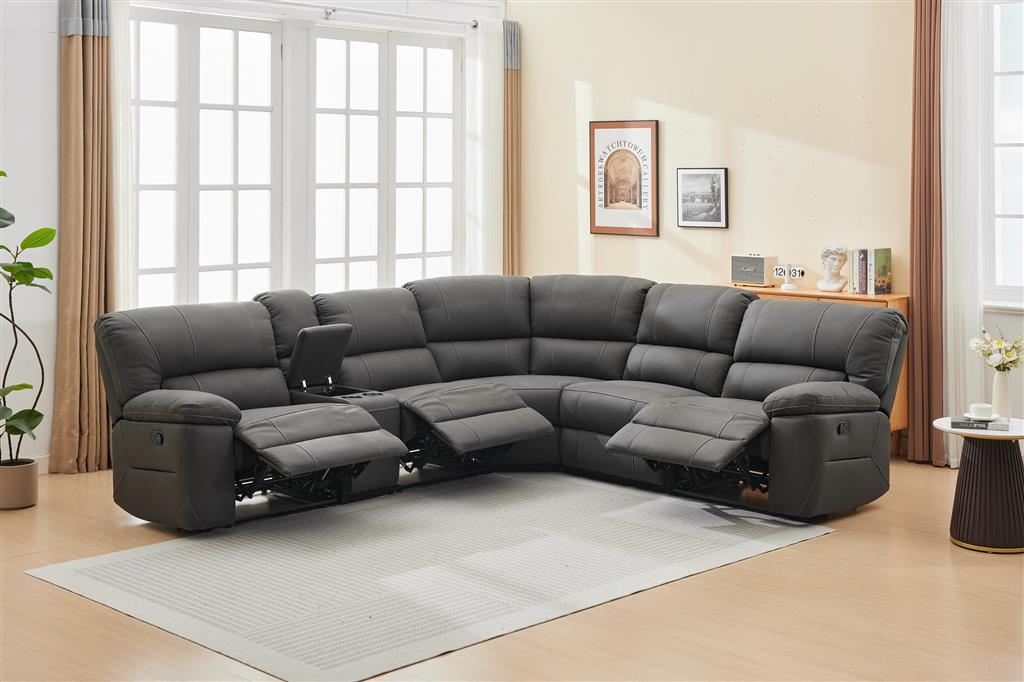 Wellington Corner Modular with 3 Recliners