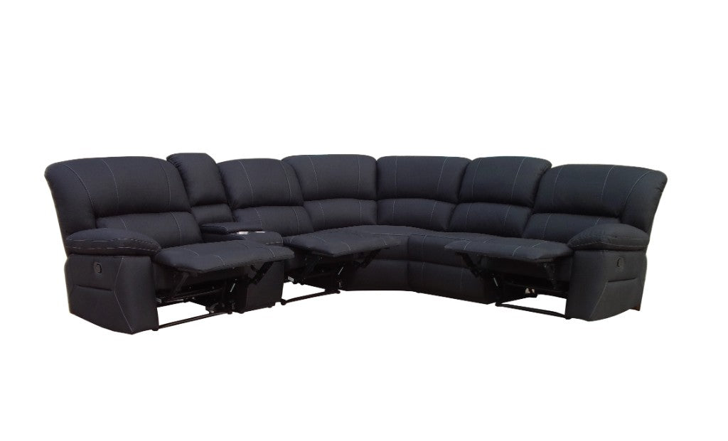 Jersey Modular Recliner Corner Fabric Sofa