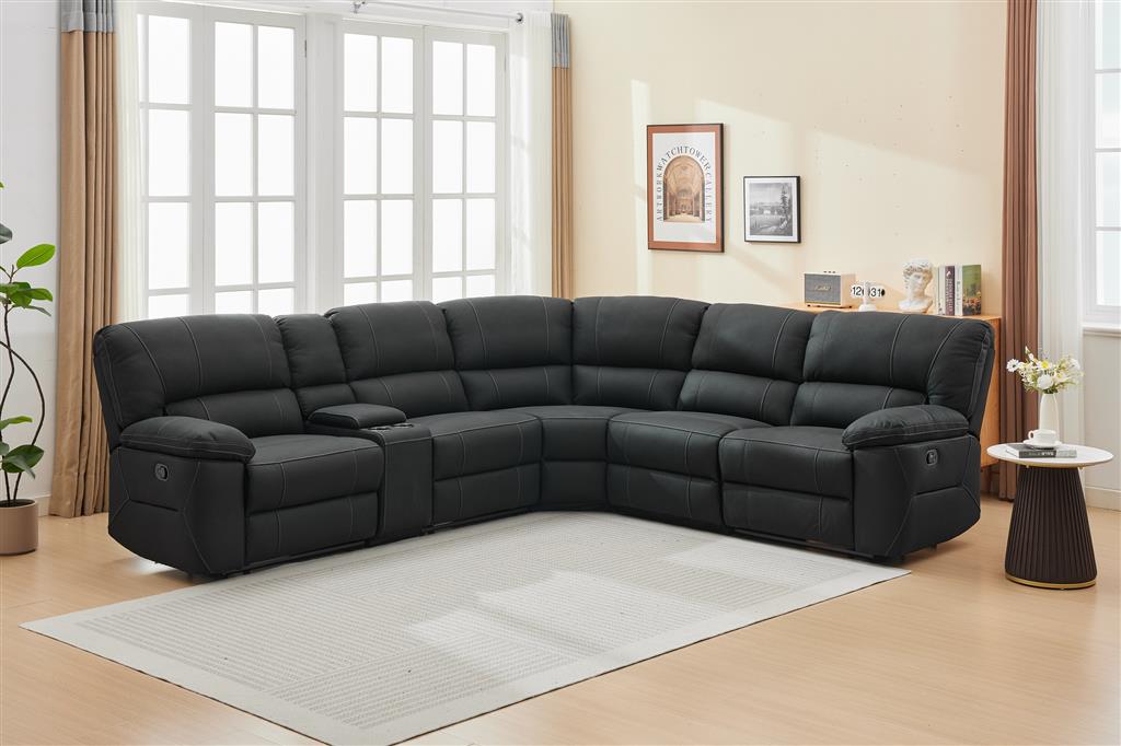 Wellington Corner Modular with 3 Recliners