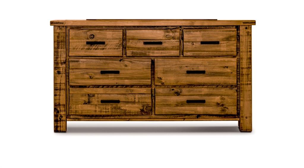 Outback 7 Drawer Dresser - Oak