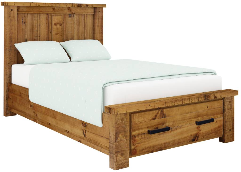 Seraphina Bed Frame With Storage In Oak