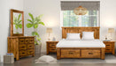 Outback 5 Piece Queen Bedroom Suite with Dresser & Mirror