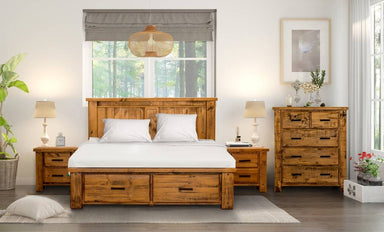 Outback 4 Piece Queen Bedroom Suite with Tallboy
