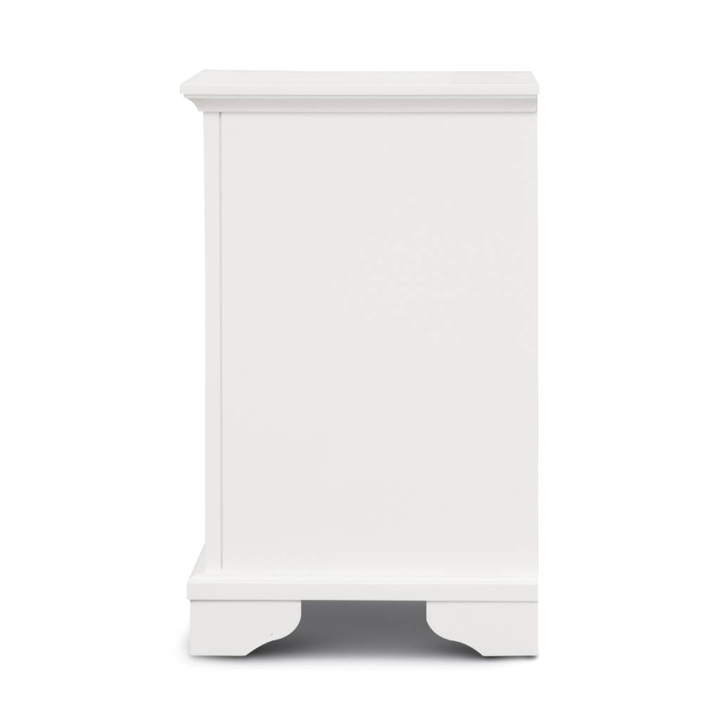 Somerset Bedside Table - White