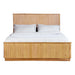 Ashby Fluted Messmate King Bed - Natural Ash