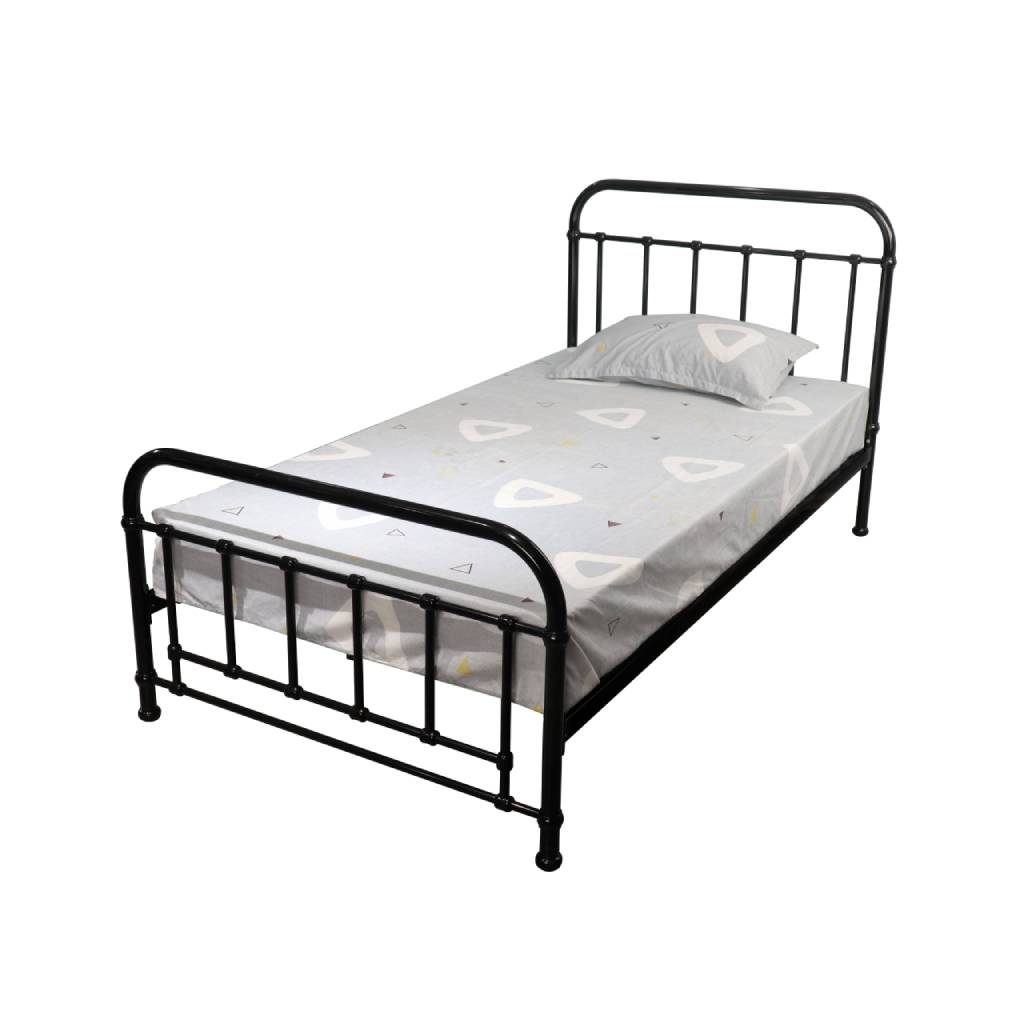 Kestrel Curved Metal Bed Frame - King Single