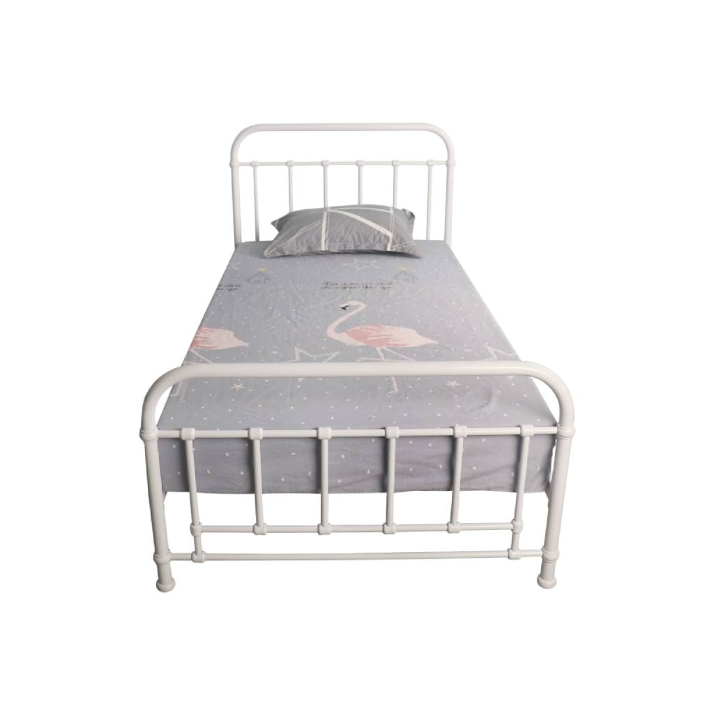 Kestrel Curved Metal Bed Frame - King Single