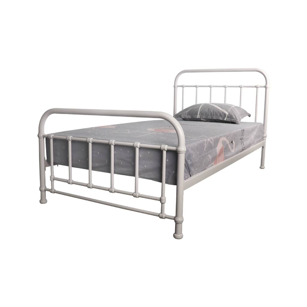 Kestrel Curved Metal Bed Frame - King Single