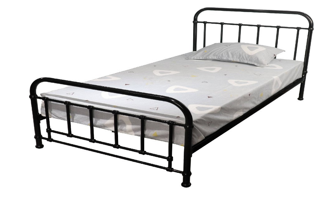 Kestrel Curved Metal Bed Frame - Single