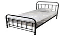Kestrel Curved Metal Bed Frame - Single