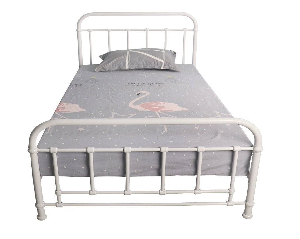 Kestrel Curved Metal Bed Frame - Single