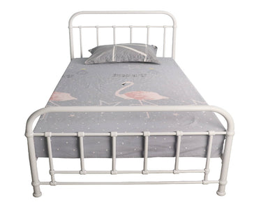 Kestrel Curved Metal Bed Frame - Single