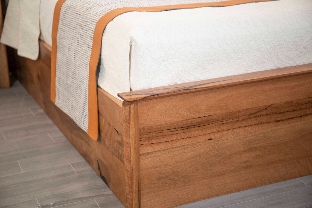 Atherton Marri Wood Gas Lift Storage Bed - Natural