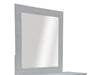 Tidewater Square Wall Mirror 100cm - White Wash