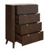 Tavana Sintered Stone 4 Drawer Tallboy - Walnut