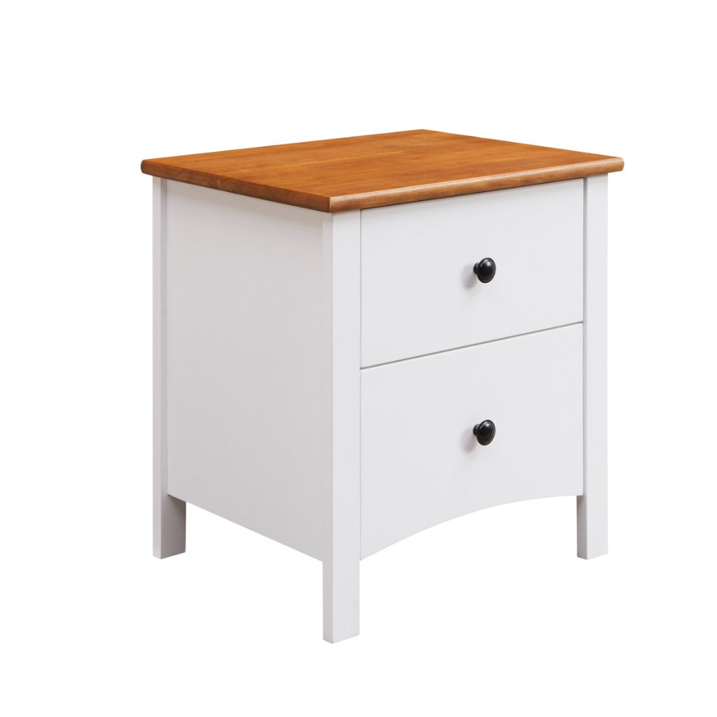 Bellport Hamptons 2 Drawer Bedside Table