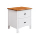 Bellport Hamptons 2 Drawer Bedside Table
