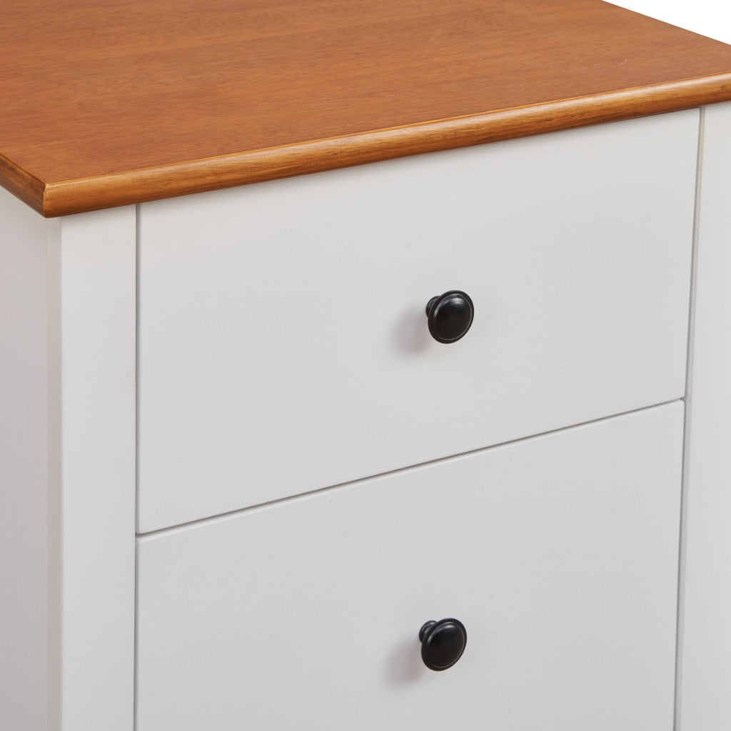 Bellport Hamptons 2 Drawer Bedside Table