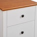 Bellport Hamptons 2 Drawer Bedside Table
