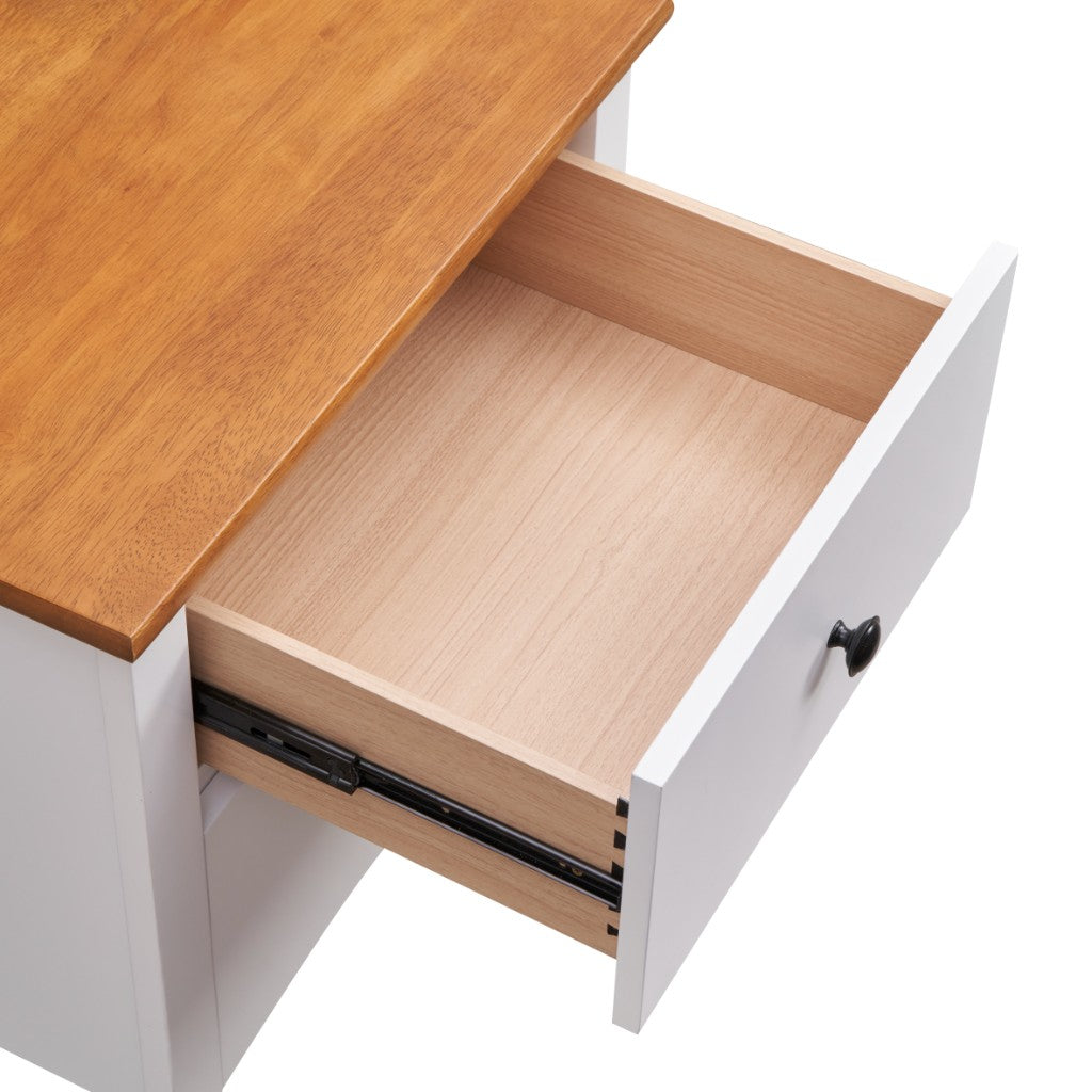 Bellport Hamptons 2 Drawer Bedside Table