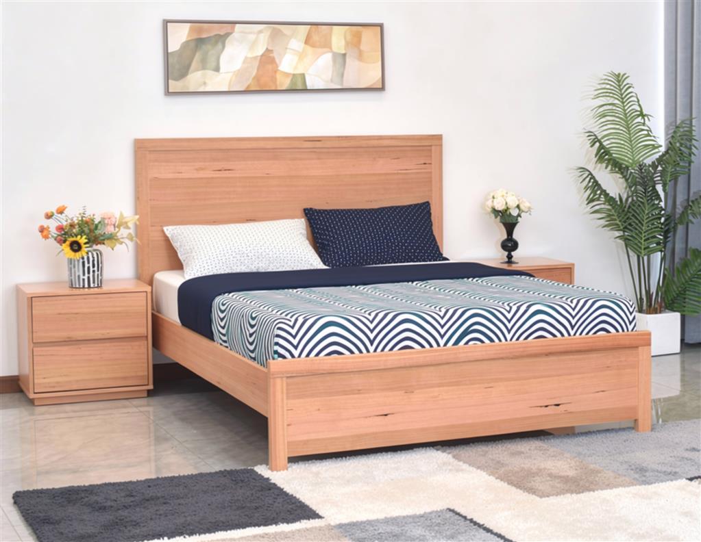 Kioto Messmate Queen Bed - Natural