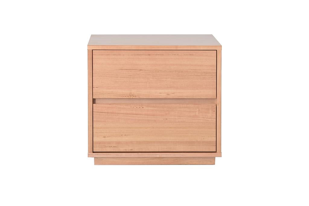 Kioto 2 Drawer Bedside Table - Natural