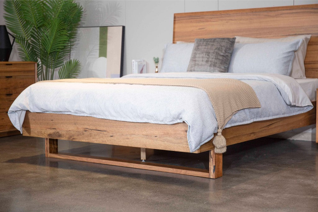 Galway Wooden Queen Bed - Natural