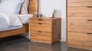 Galway Marri 3 Drawer Bedside - Natural