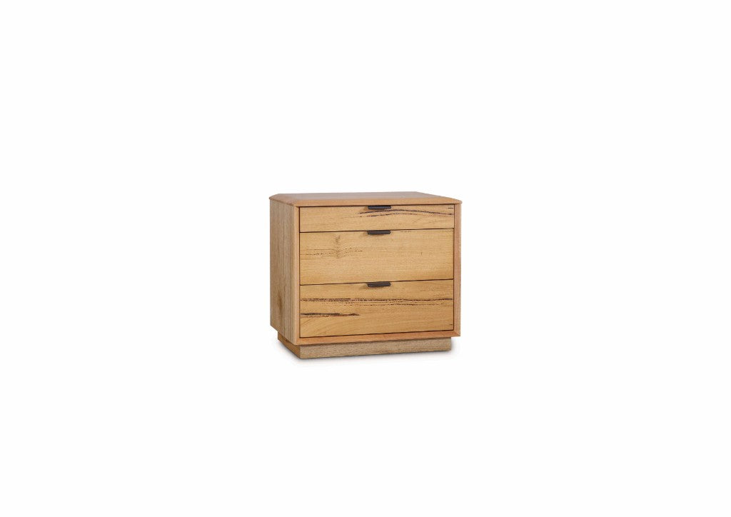 Galway Marri 3 Drawer Bedside - Natural