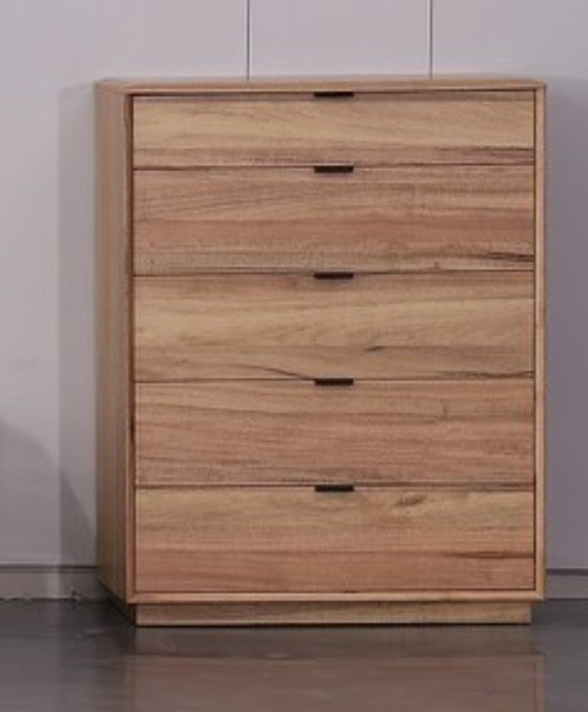 Galway Marri 5 Drawer Tallboy - Natural