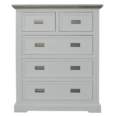 Seaview 5 Drawer Tallboy - Multi Colour