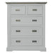Seaview 5 Drawer Tallboy - Multi Colour