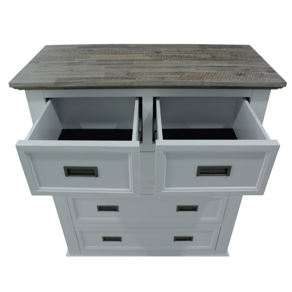 Seaview 5 Drawer Tallboy - Multi Colour
