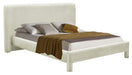 Willow Padded Upholstered Queen Bed - Oatmeal